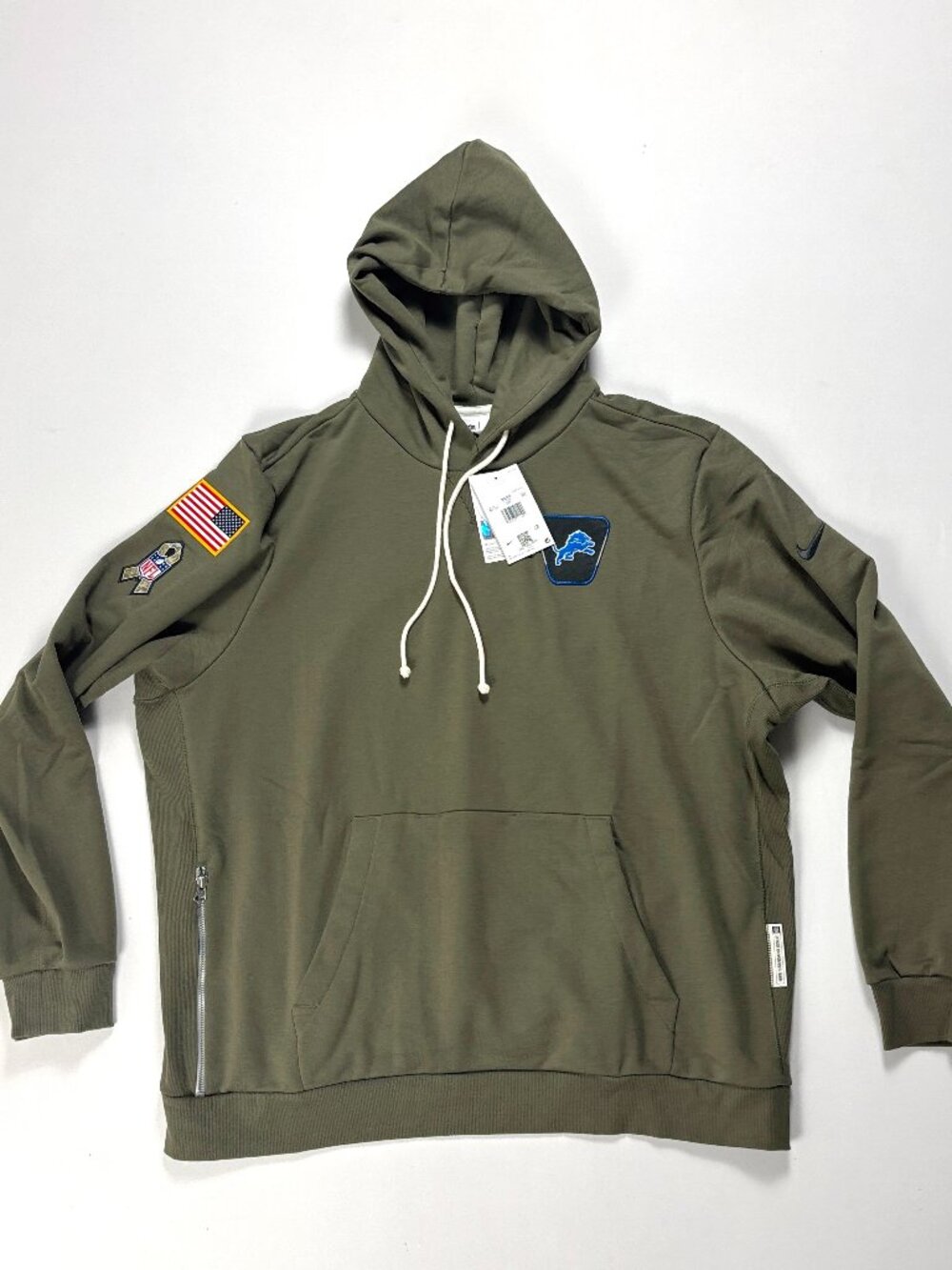 Detroit Lions Nike Mens Salute to Service Hoodie Sweatshirt NWT Sz 2XL IH7773-22
